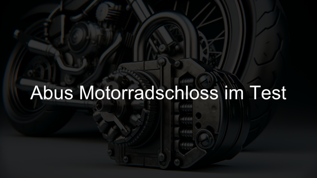 Abus Motorradschloss im Test