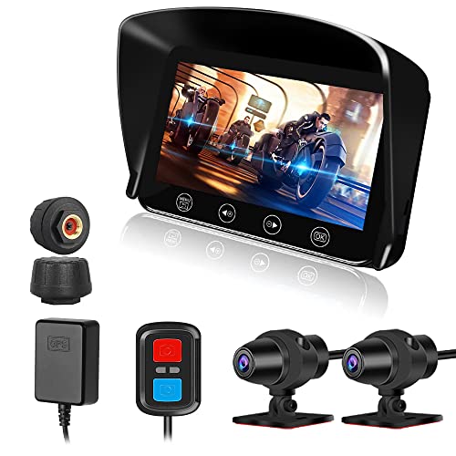 VSYSTO Motorrad DashCam 1080P Doppellinse