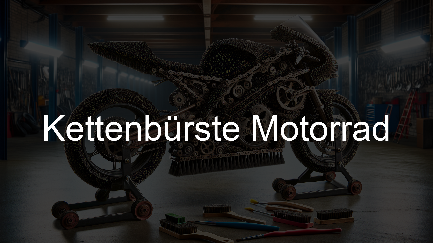 Kettenburste Motorrad